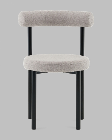 Стул обеденный Stool Group Флорео букле светло-серый