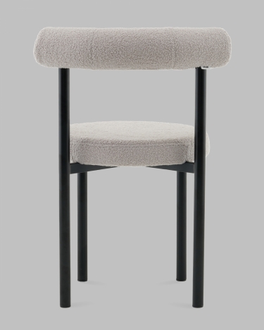 Стул обеденный Stool Group Флорео букле светло-серый