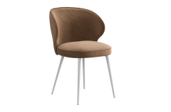 Стул Мебельсон Гудвин Т1 беж велюр/белый