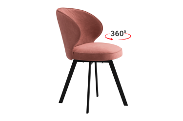 Стул Мебельсон Гудвин Т2П вереск велюр/черный