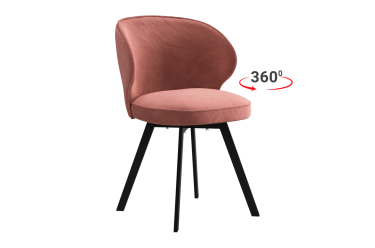 Стул Мебельсон Гудвин Т2П вереск велюр/черный