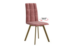 Стул Мебельсон Турин 2 Т2П вереск велюр/золото