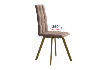 Стул Мебельсон Турин 2 Т2П мокко велюр/золото