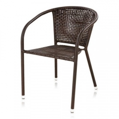 Плетеное кресло Афина-мебель Y137B-W51 Brown
