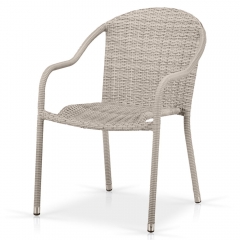 Плетеное кресло из искусственного ротанга Афина-мебель AFM-318G-Light Grey