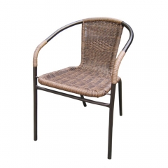 Плетеный стул из искусственного ротанга Афина-мебель Асоль TLH-037AR3 Cappuccino