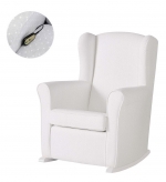 Кресло-качалка с Relax-системой Micuna Micuna Wing Nanny White/Leatherette White