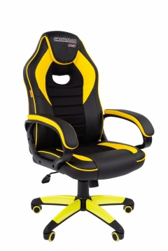 Кресло геймерское CHAIRMAN GAME 16 Черный Желтый