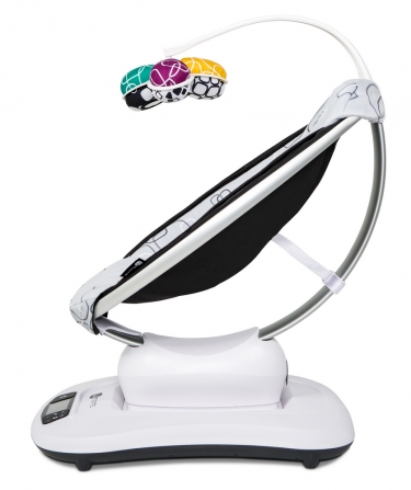 Электронное кресло-качалка  4Moms Mamaroo 4.0 с вкладышем Мультиплюш