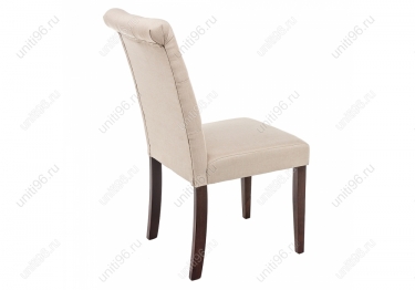 Стул обеденный  Amelia Dark walnut-Fabric cream