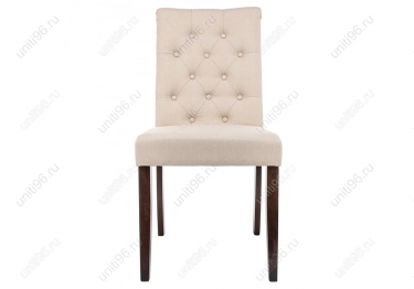 Стул обеденный  Amelia Dark walnut-Fabric cream