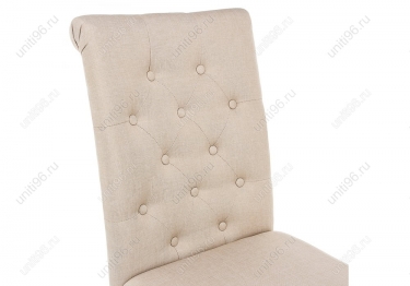 Стул обеденный  Amelia Dark walnut-Fabric cream
