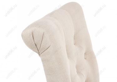 Стул обеденный  Amelia Dark walnut-Fabric cream