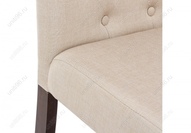 Стул обеденный  Amelia Dark walnut-Fabric cream