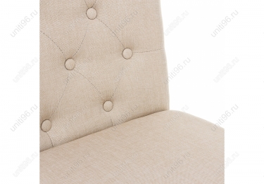 Стул обеденный  Amelia Dark walnut-Fabric cream