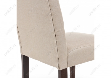 Стул обеденный  Amelia Dark walnut-Fabric cream