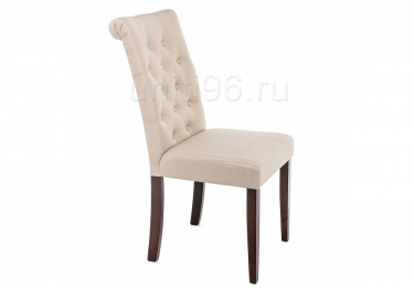 Стул обеденный  Amelia Dark walnut-Fabric cream
