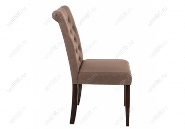 Стул обеденный  Amelia dark Walnut-Fabric brown