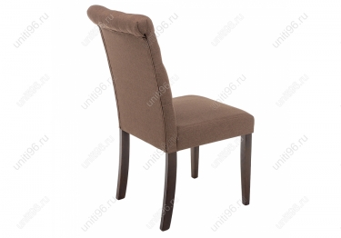 Стул обеденный  Amelia dark Walnut-Fabric brown