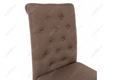 Стул обеденный  Amelia dark Walnut-Fabric brown