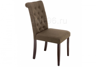Стул обеденный  Amelia dark Walnut-Fabric brown