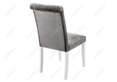 Стул обеденный  Amelia White-Fabric grey