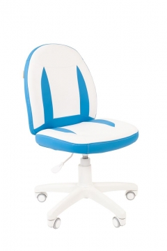 Детское кресло CHAIRMAN KIDS 122 Белый-голубой
