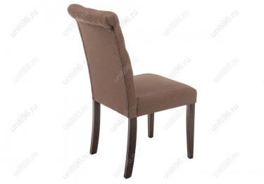 Стул  Amelia dark walnut/fabric brown