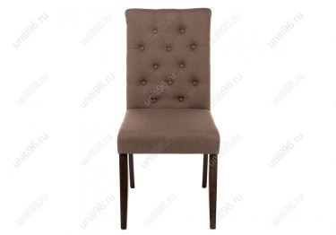 Стул  Amelia dark walnut/fabric brown