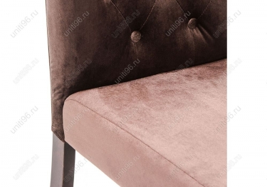 Стул деревянный  Menson Dark walnut-fabric brown