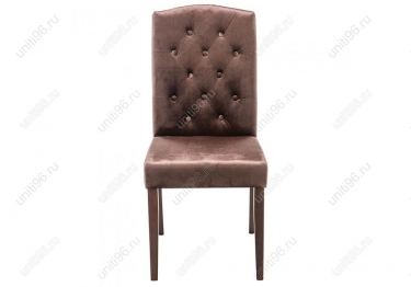 Стул деревянный  Menson Dark walnut-fabric brown