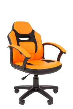 Детское кресло CHAIRMAN KIDS 110 Черный-оранжевый