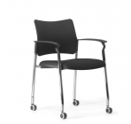 Кресло на колесах Profoffice Pinko plastic cast MH YI009 Arms