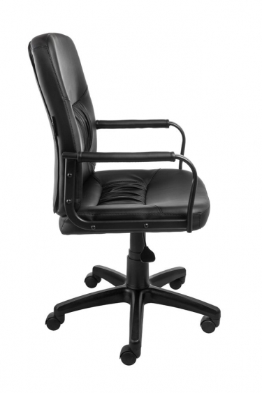Кресло для руководителя  AV 205 PL 137 Н экокожа Черный