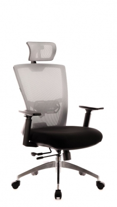 Эргономичное кресло Polo S сетка Серый