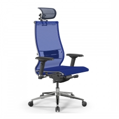 Кресло руководителя Метта Samurai S-3.04 Синее
