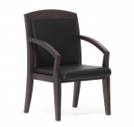 Кресло на 4-х опорах Profoffice Senator DAKOTA black wenge