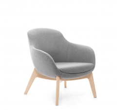 Wood Кресло NOBLE L14 MUSE 18 Nikel natural