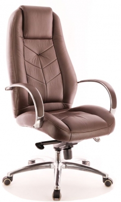 Кресло руководителя Drift Lux M кожа Коричневый