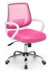 Компьютерное кресло  Ergoplus Белое-розовое