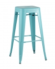 Стул барный Stool Group Tolix Голубой матовый