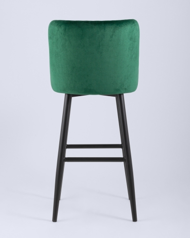 Стул барный Stool Group Ститч велюр Изумрудный
