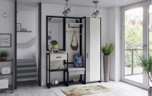 Банкетка 600 Любимый дом Техно ЛД 678.310.000 Дуб Крафт Белый Черный