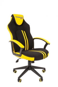 Кресло геймерское CHAIRMAN GAME 26 Черный-желтый