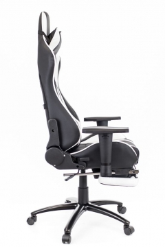 Кресло геймерское Everprof Lotus S1 Экокожа Черный Белый