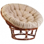 Кресло Папасан Радуга 23/01 молочный шоколад