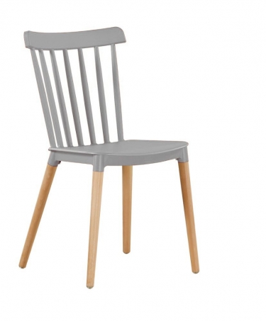 Стул  Eames SC 139W серый