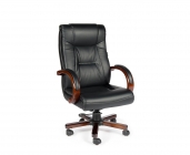Кресло офисное Норден Консул кожа Черный