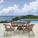 Комплект плетеной мебели T220CT/Y32-W56 Light brown 4Pcs
