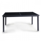 Плетеный стол Афина-мебель T285A-W5-140x80 Black